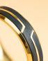 Preview: Gold-Titanring mit geschmiedetem Carbon-Finish - Rex Gold
